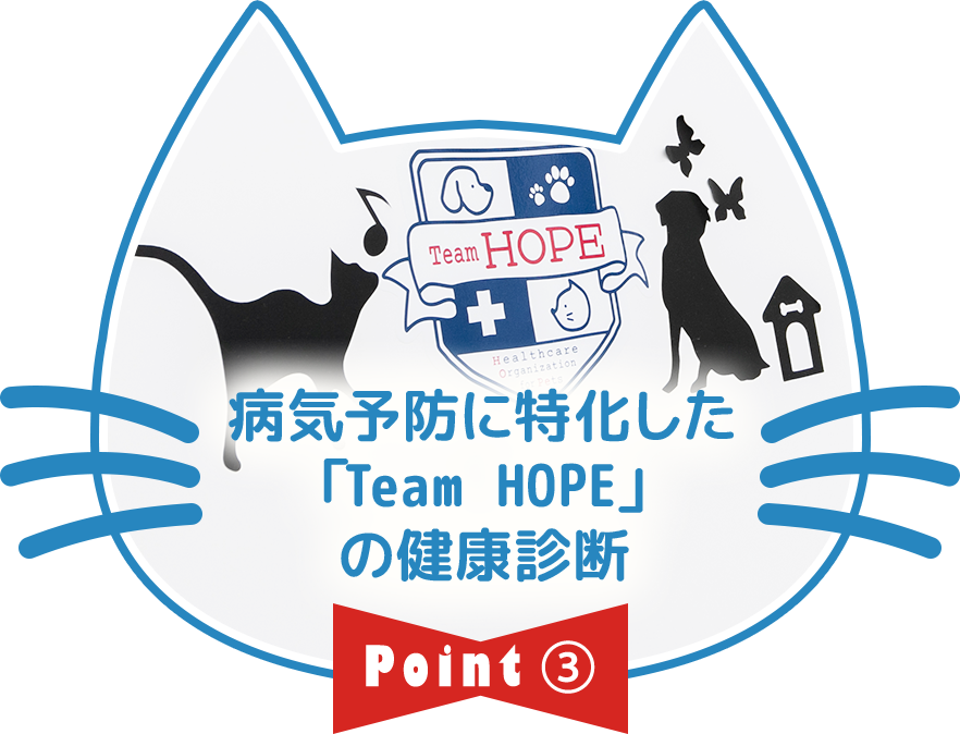 病気予防に特化した「Team HOPE」の健康診断
